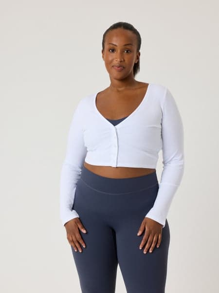 Alice Stenlöf Cropped Rib Cardigan – BJÖRN BORG