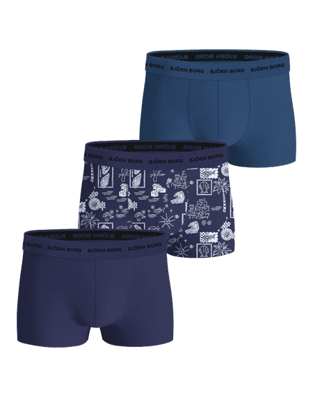 Cotton Stretch Trunks 3-pack – BJÖRN BORG