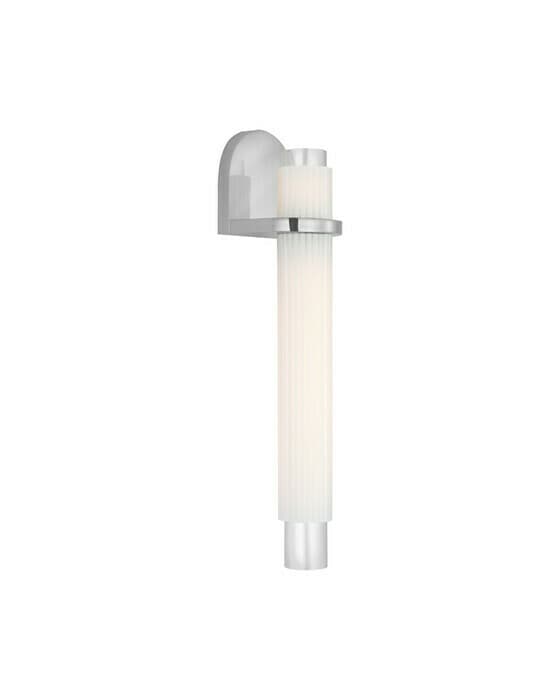Arena 20" Sconce Polished Nickel – Visual Comfort
