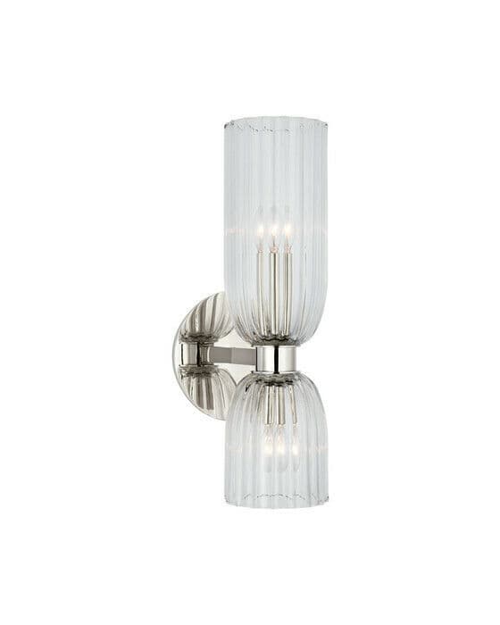 Asalea 16" Double Bath Sconce Polished Nickel – Visual Comfort