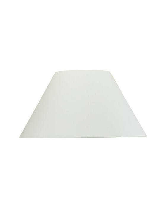 Schuin lampunvarjostin off-white