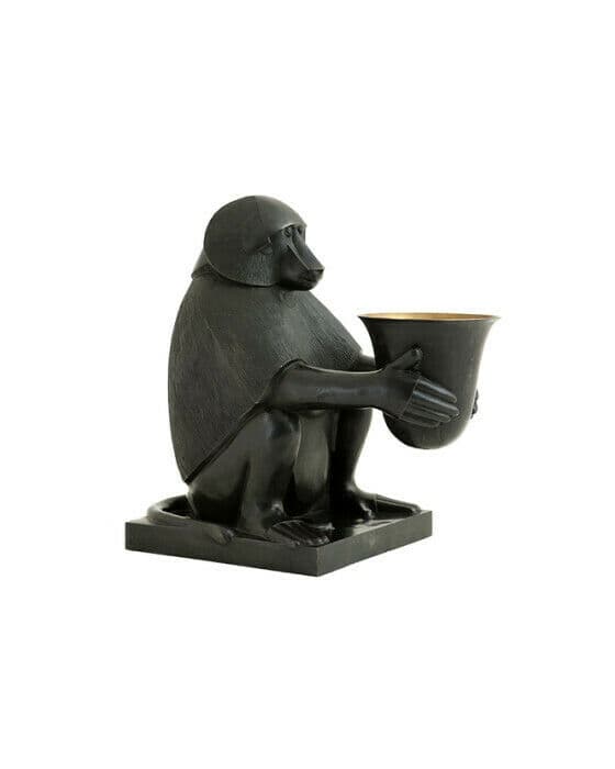 Monkey Art Deco pöytävalaisin