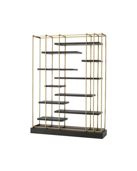 Hylly Cabinet Ward Charcoal Harmaa