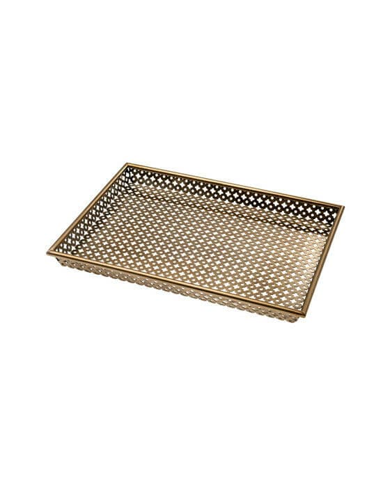 Sirenuse Tray Antique Brass