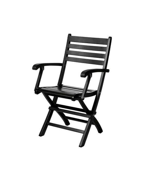 York Folding Chair Black
