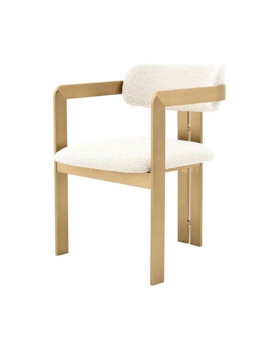 Donato ruokapöydän tuoli bouclé cream