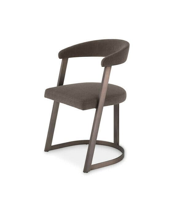 Dexter Dining Chair Abrasion Grey/Brown
