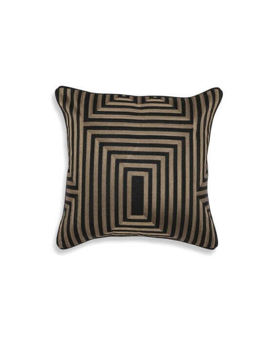 Spray Cushion Black/Gold