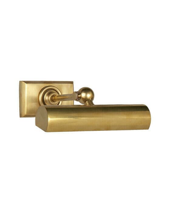 8\" Cabinet Maker's tauluvalo antiikkimessinki