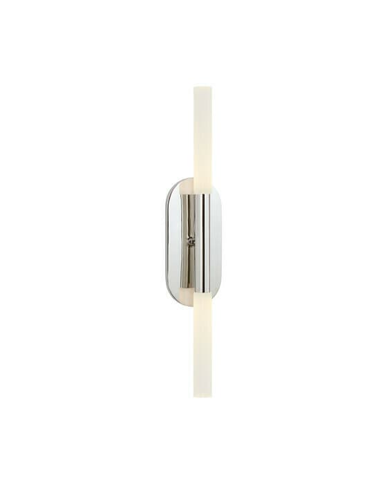 Rousseau Medium Vanity Sconce Polished Nickel