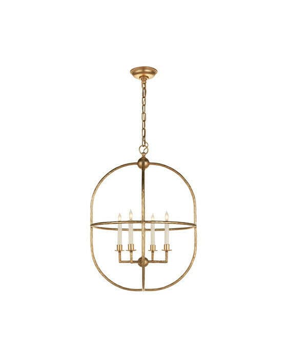 Desmond Open Oval Lantern Gild – Visual Comfort