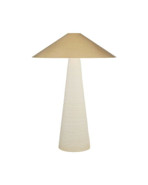 Miramar Table Lamp Porous White – Visual Comfort