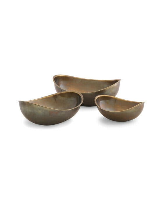 Sena kulho vintage brass 3 kpl