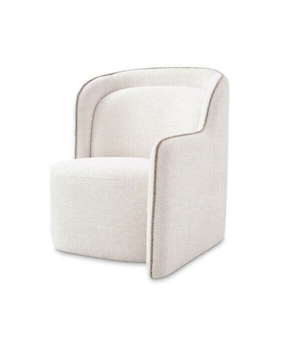 Barrier nojatuoli Lyssa Off-White oikea