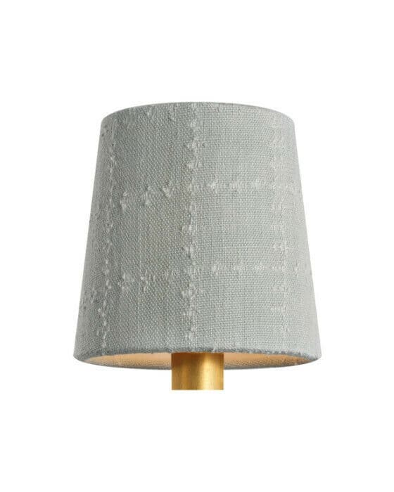 Schumacher 5" Sky Elin Check Empire Shade