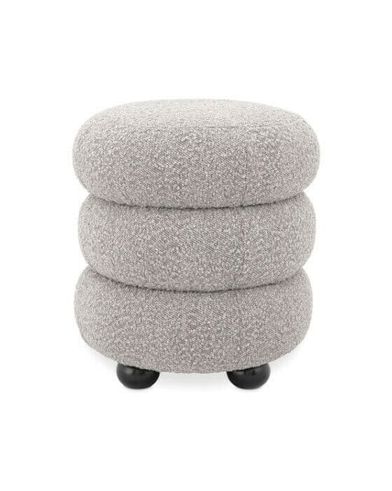 Tulum jakkara bouclé grey