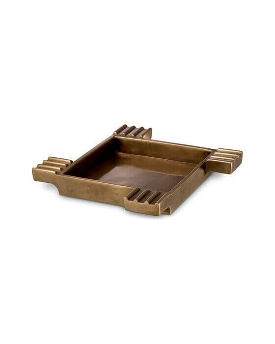 Mack Ashtray vintage brass finish