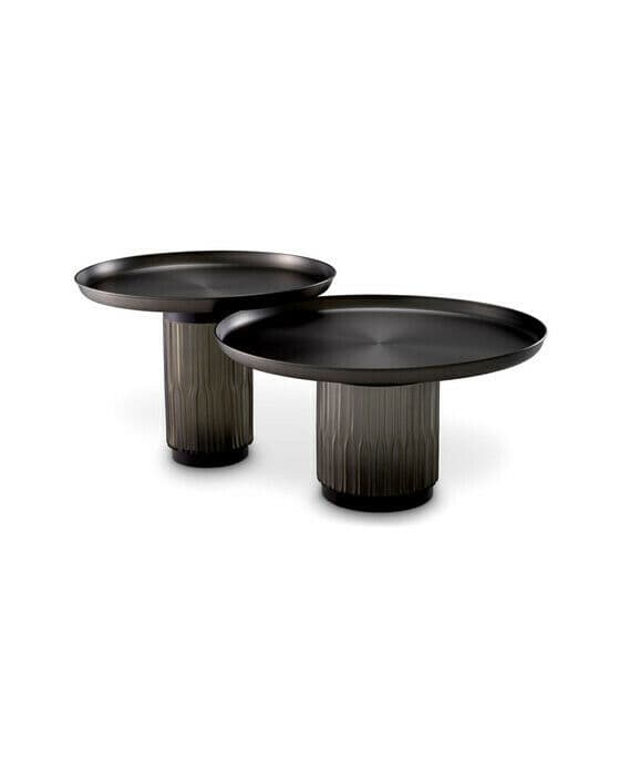 Zachary sohvapöytä gunmetal 2-osainen