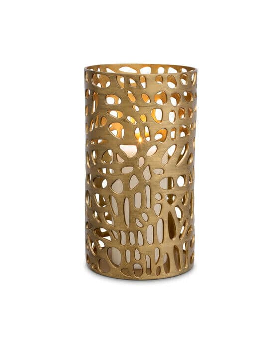 Dix lyhty vintage brass finish