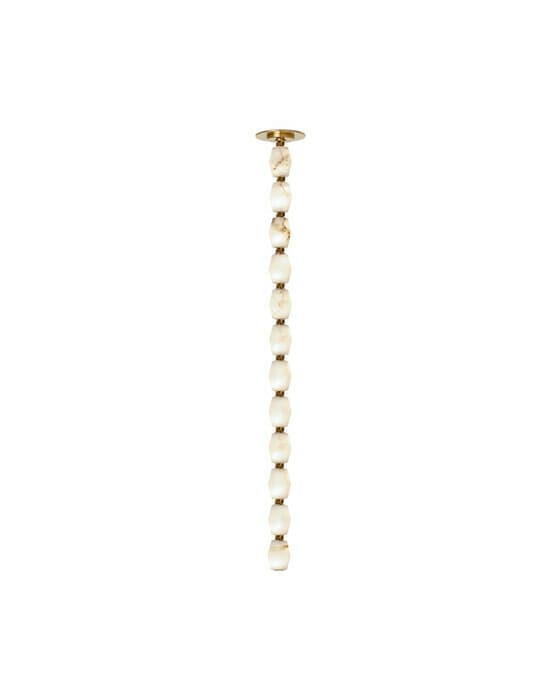 Collier Alabaster 36 Pendant Antique Brass 2700K