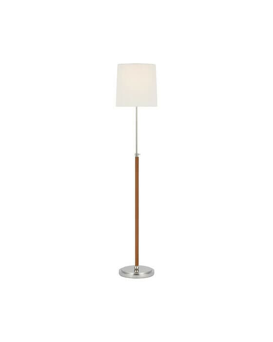 Bryant Wrapped Floor Lamp nickel