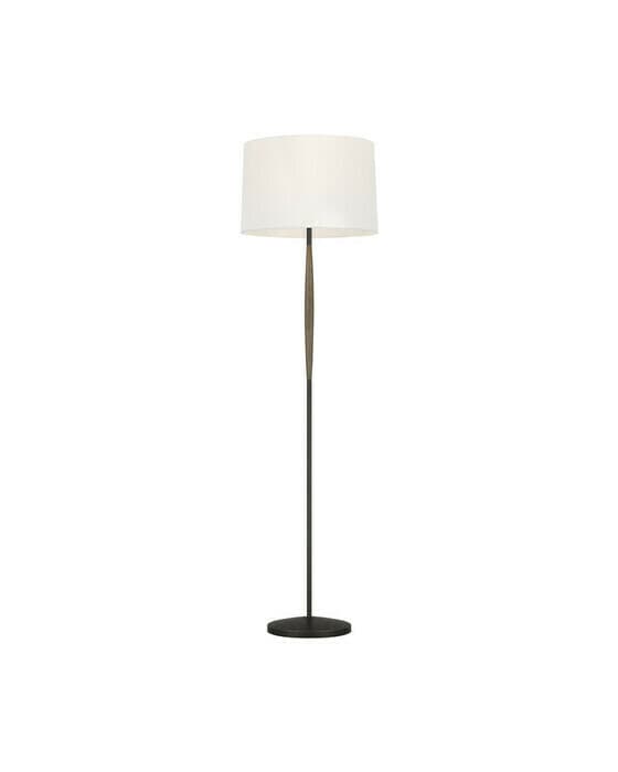 Ferrelli Floor Lamp Weathered Oak Wood