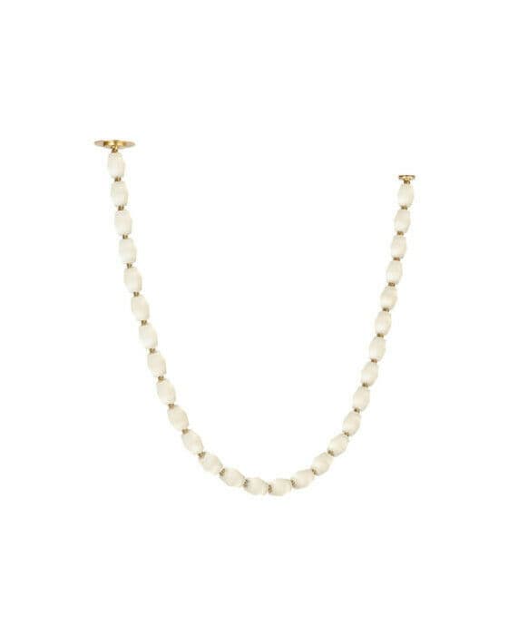 Collier Alabaster 84 Chandelier Antique Brass 2700K