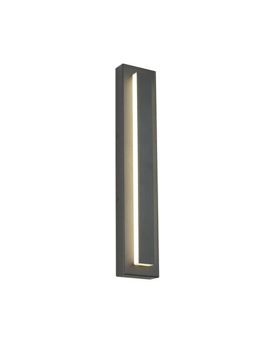 Aspen 26" Outdoor Wall Sconce Charcoal