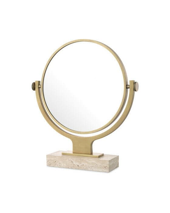 Briançon peili antique brass