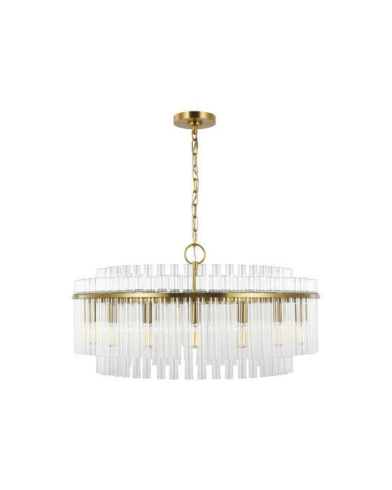 Beckett Chandelier Brass L