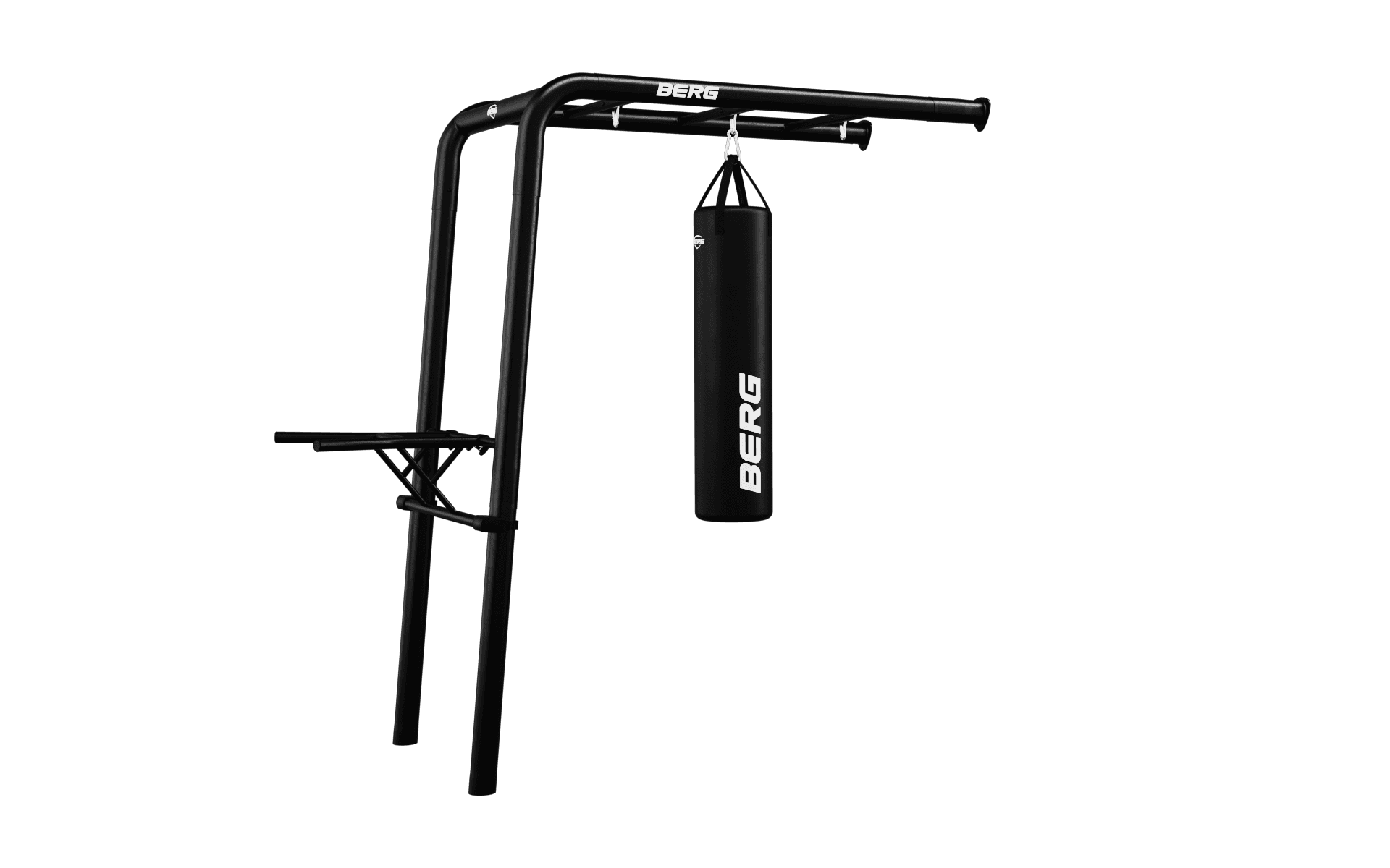 BERG PlayBase Setit Wall + Sports set - Kahden tikkaan kanssa - Musta - Wall (240 x 100 x 245 cm) – BERG