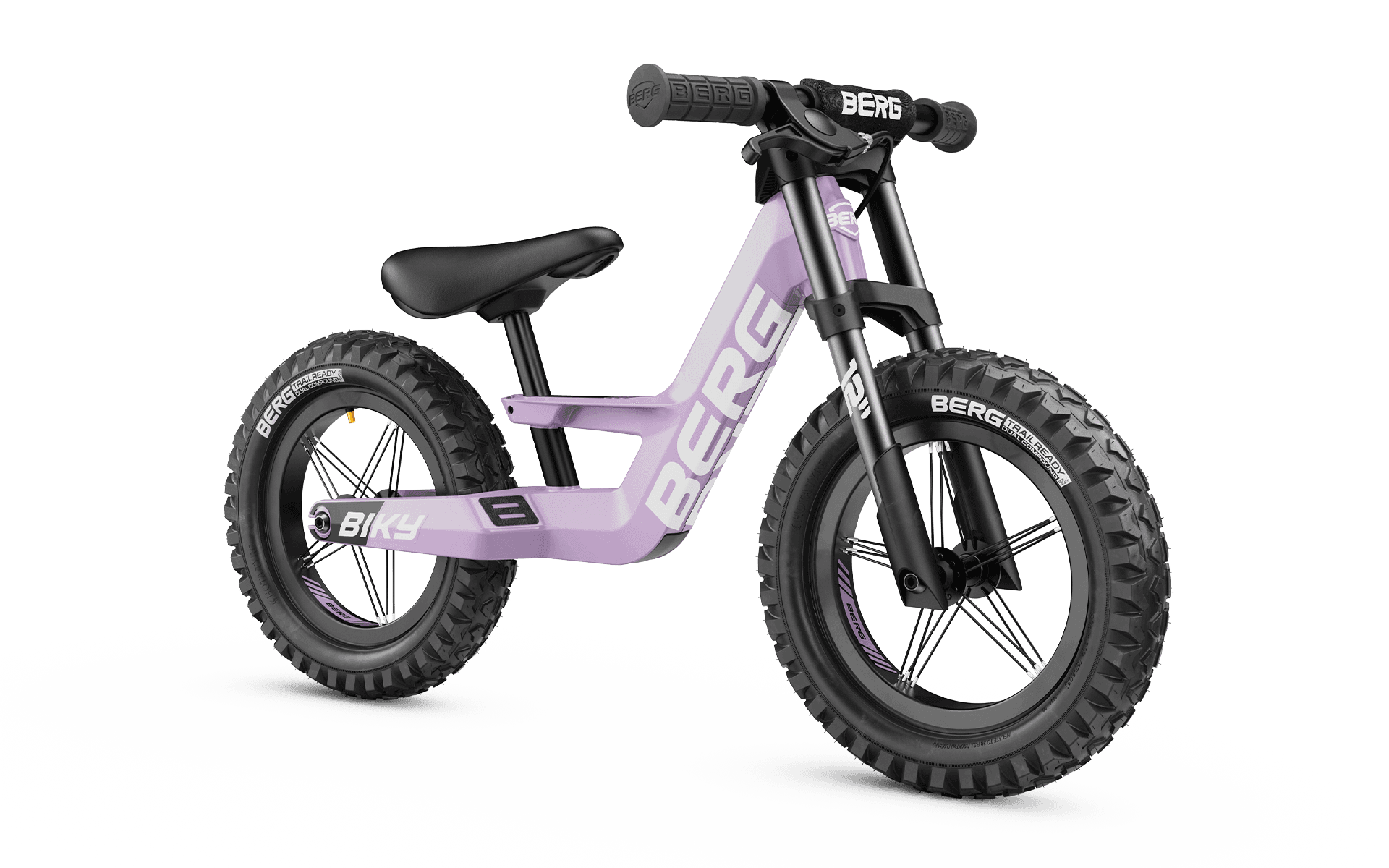 BERG Biky Cross Potkupyörä - 2,5+ vuotta - Violetti - Käsijarrun kanssa