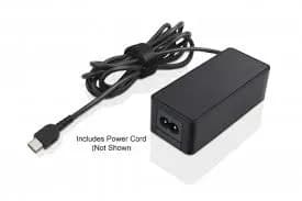 Lenovo 45W Standard AC Adapter (USB Type-C). Pienikokoinen ja tehokas verkkovirtalaturi ThinkPad-laitteille, jotka tukevat USB-C -latausta. Jännite 10