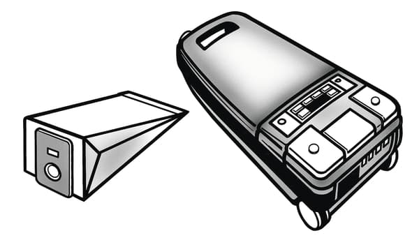 Nordic Quality EL 2082 -pölypussit (5 kappaletta), valkoinen