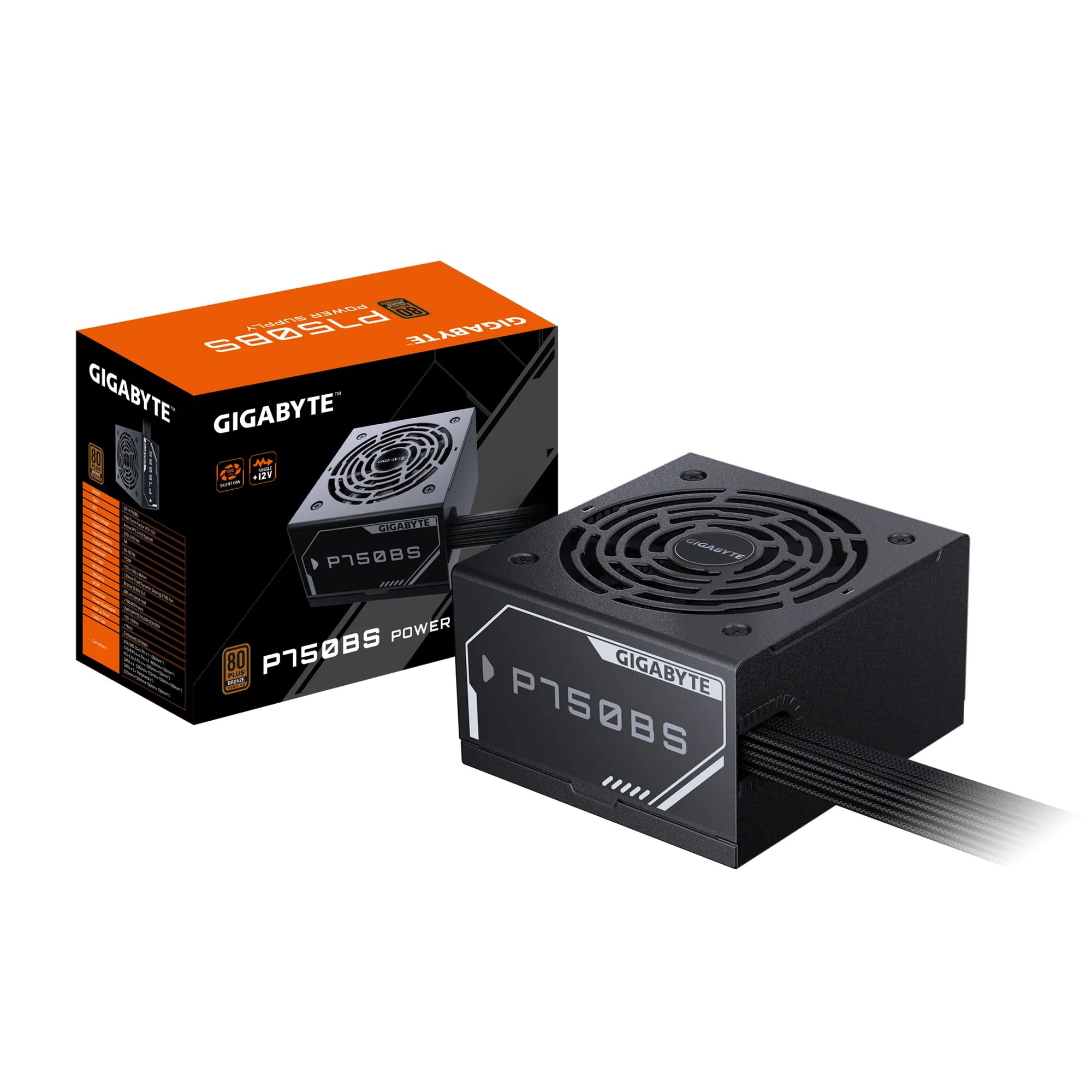 GIGABYTE GP-P750BS 750W -virtalähde, 80 Plus Bronze – Gigabyte