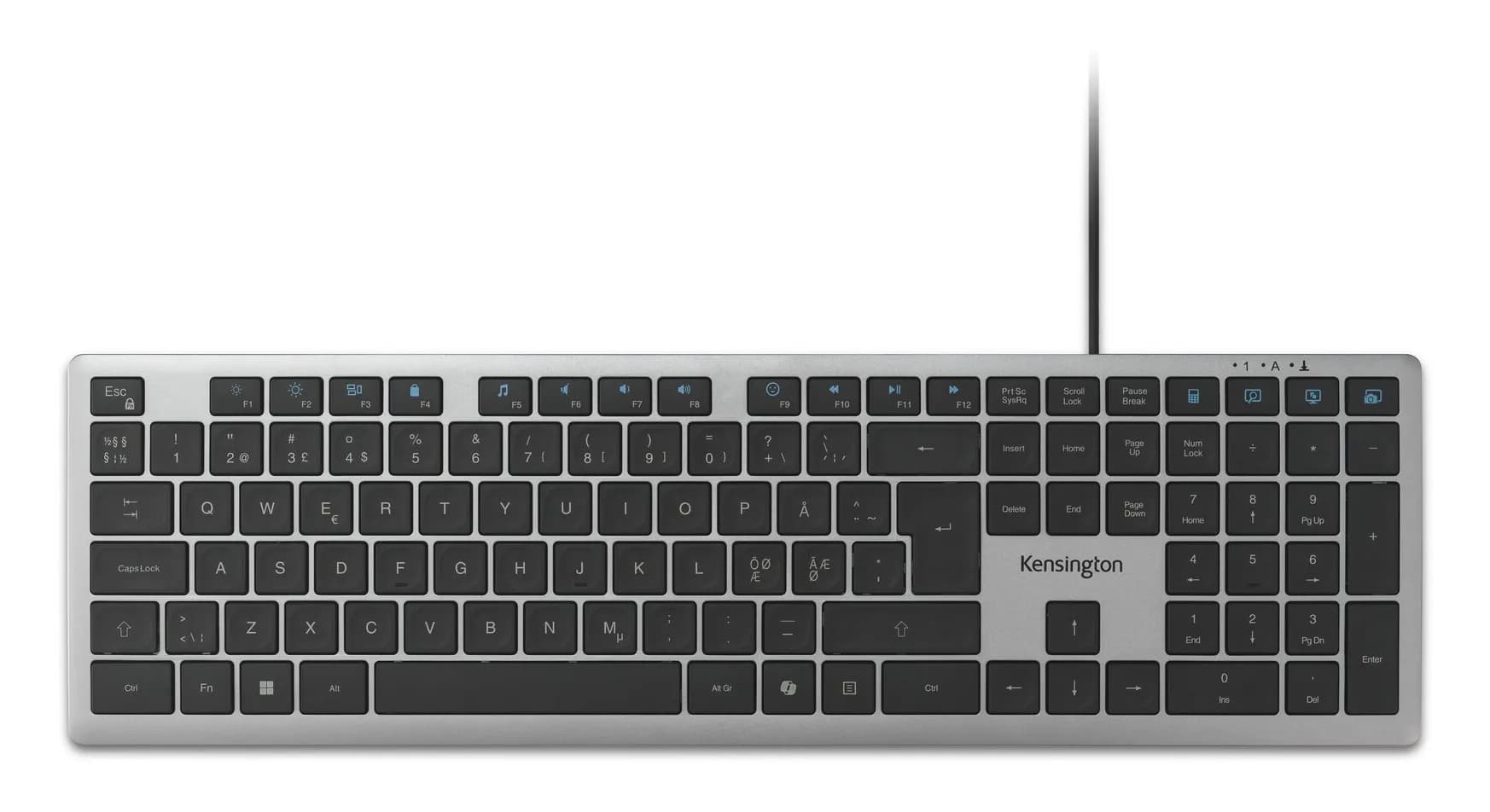Kensington KB515 EQ -näppäimistö, harmaa – Kensington