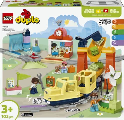 LEGO DUPLO Town Suuri interaktiivinen lähijuna 10428 – LEGO