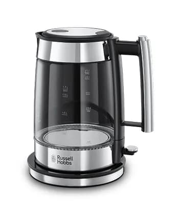 RUSSELL HOBBS Elegance 23830-70 -vedenkeitin, 1,7 l, 2200 W, musta/ruostumaton teräs