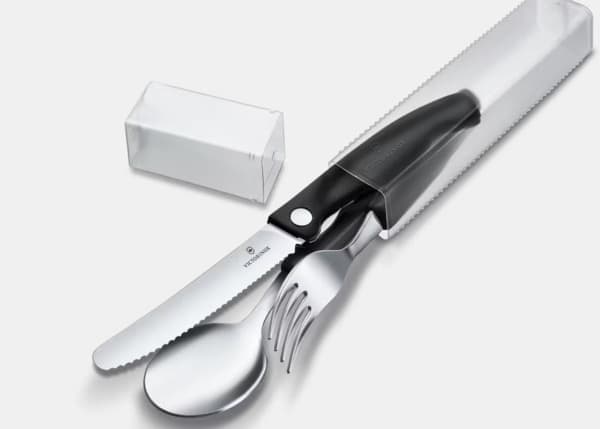 Victorinox Swiss Classic 3-osainen aterinsetti (Musta) – Victorinox