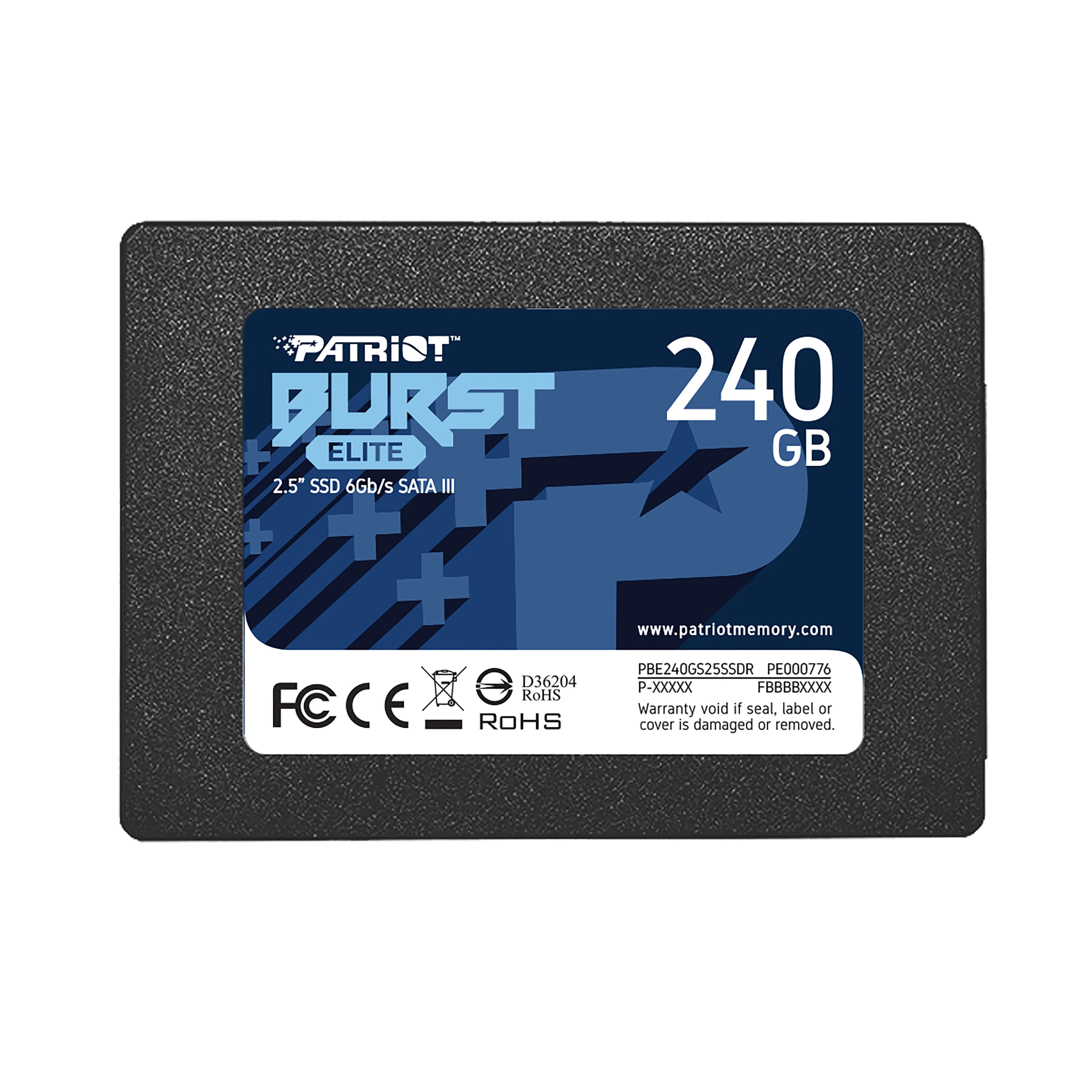 Patriot Burst Elite 240 Gt 2,5" SATA -SSD-levy – PATRIOT