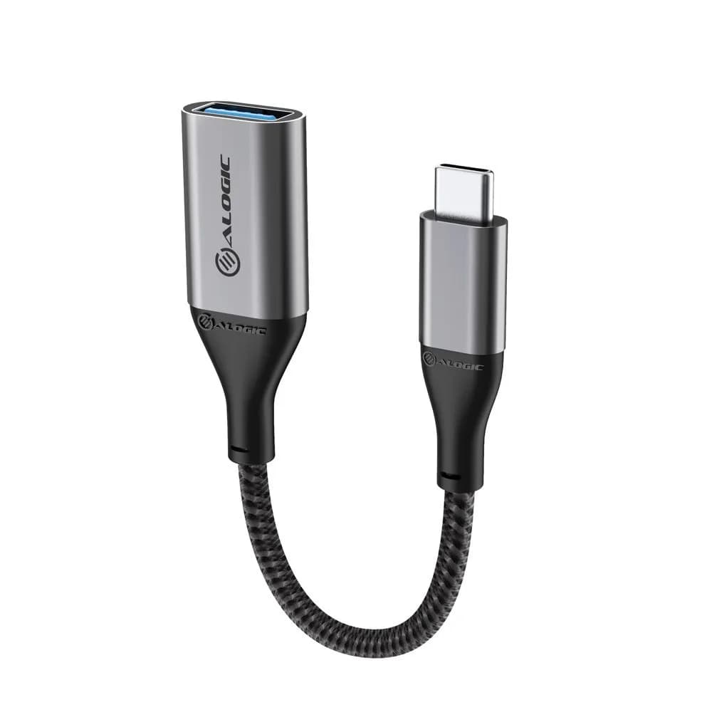 Alogic USB-C – USB A -adapteri, Harmaa – Alogic