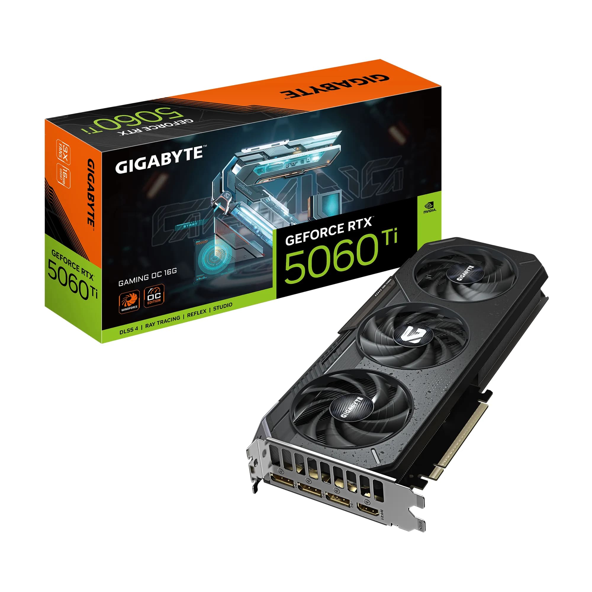 Gigabyte GeForce RTX 5060 Ti Gaming OC 16 Gt -näytönohjain – Gigabyte