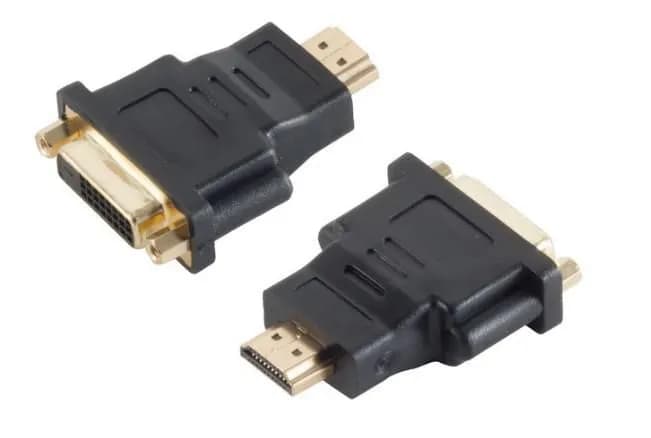 MicroConnect 1 x DVI 24+1, 1 x HDMI 19, M/F -adapteri, Musta – Microconnect