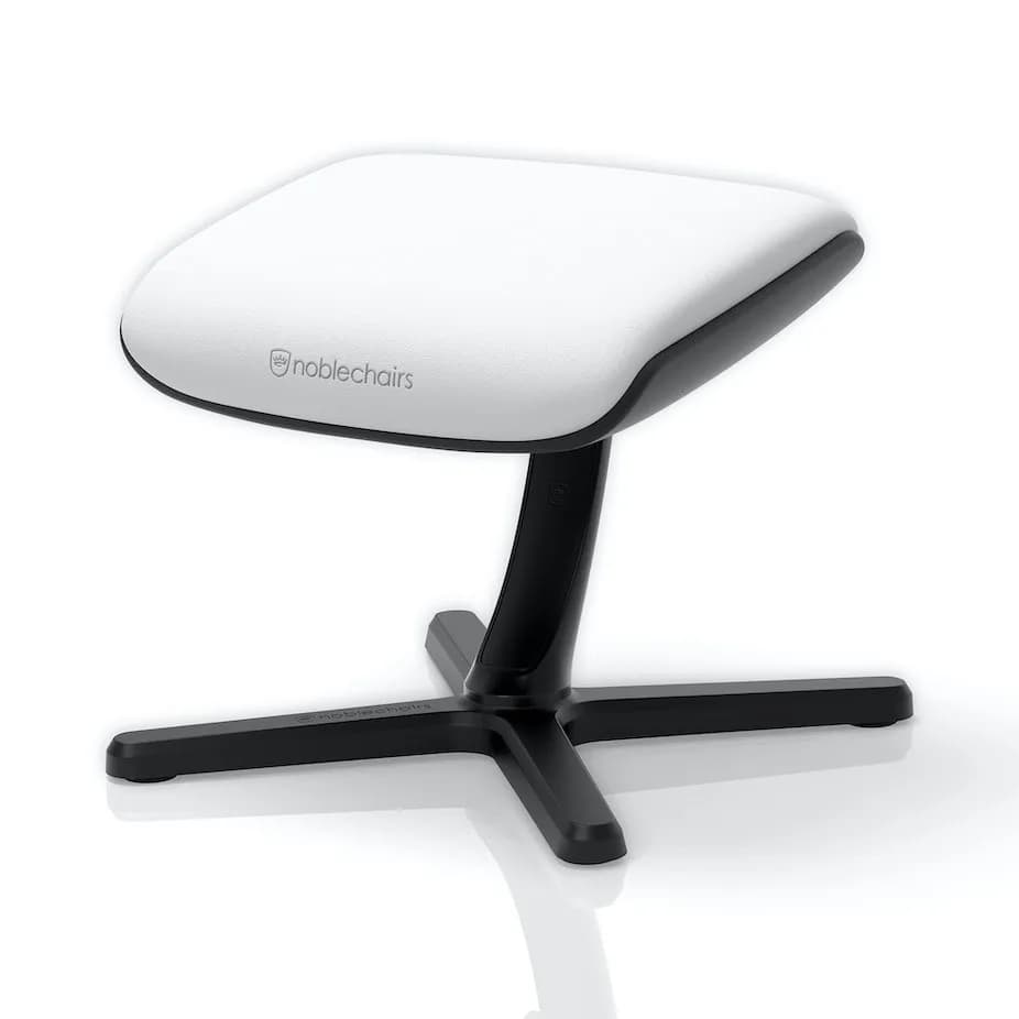 noblechairs Footrest 2 - White edition – NOBLECHAIRS