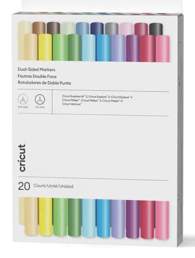 Cricut Ultimate Dual Sided - merkkauskynäsetti, 20 kpl – CRICUT