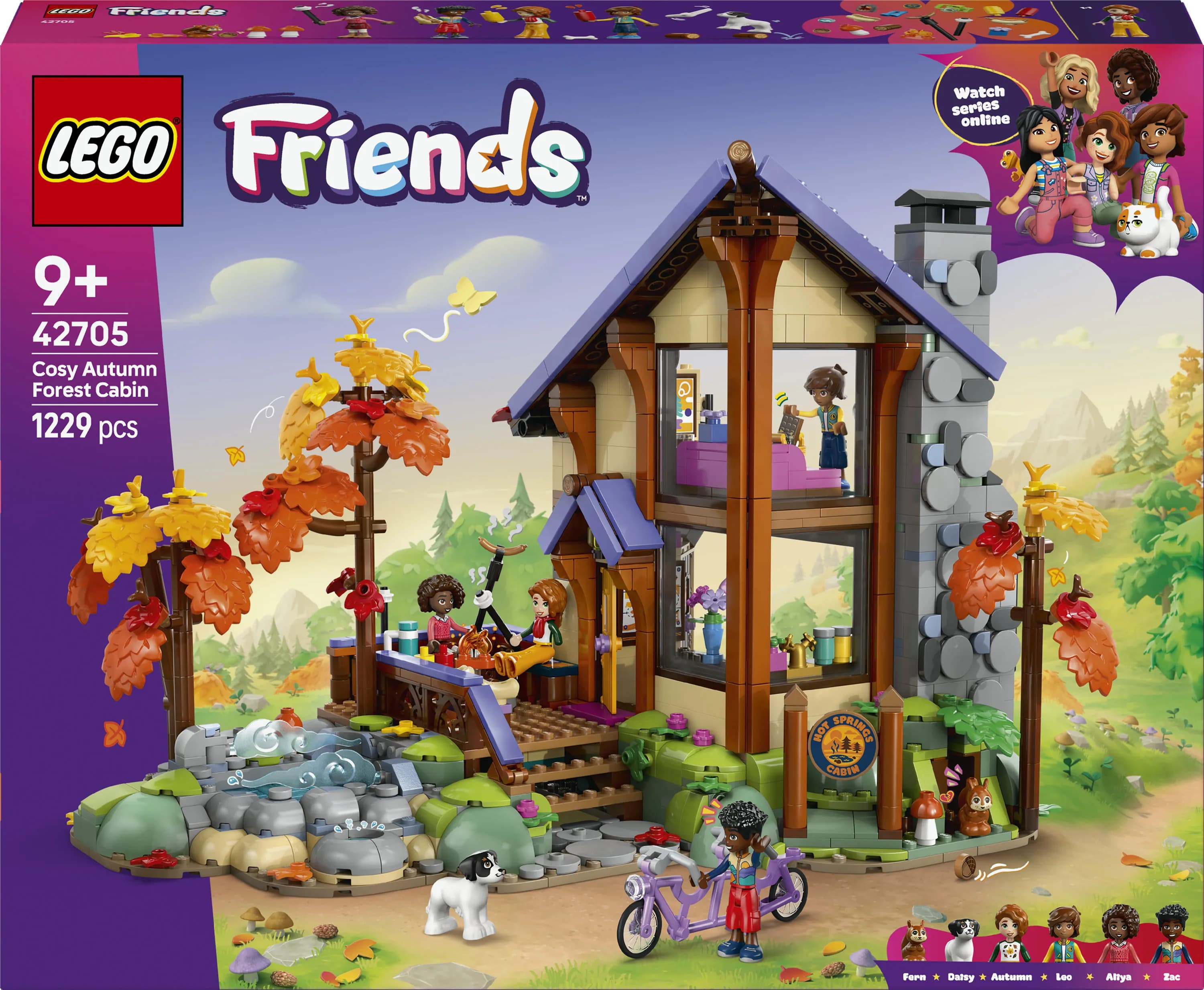 LEGO Friends Viihtyisä syksyinen metsämökki 42705