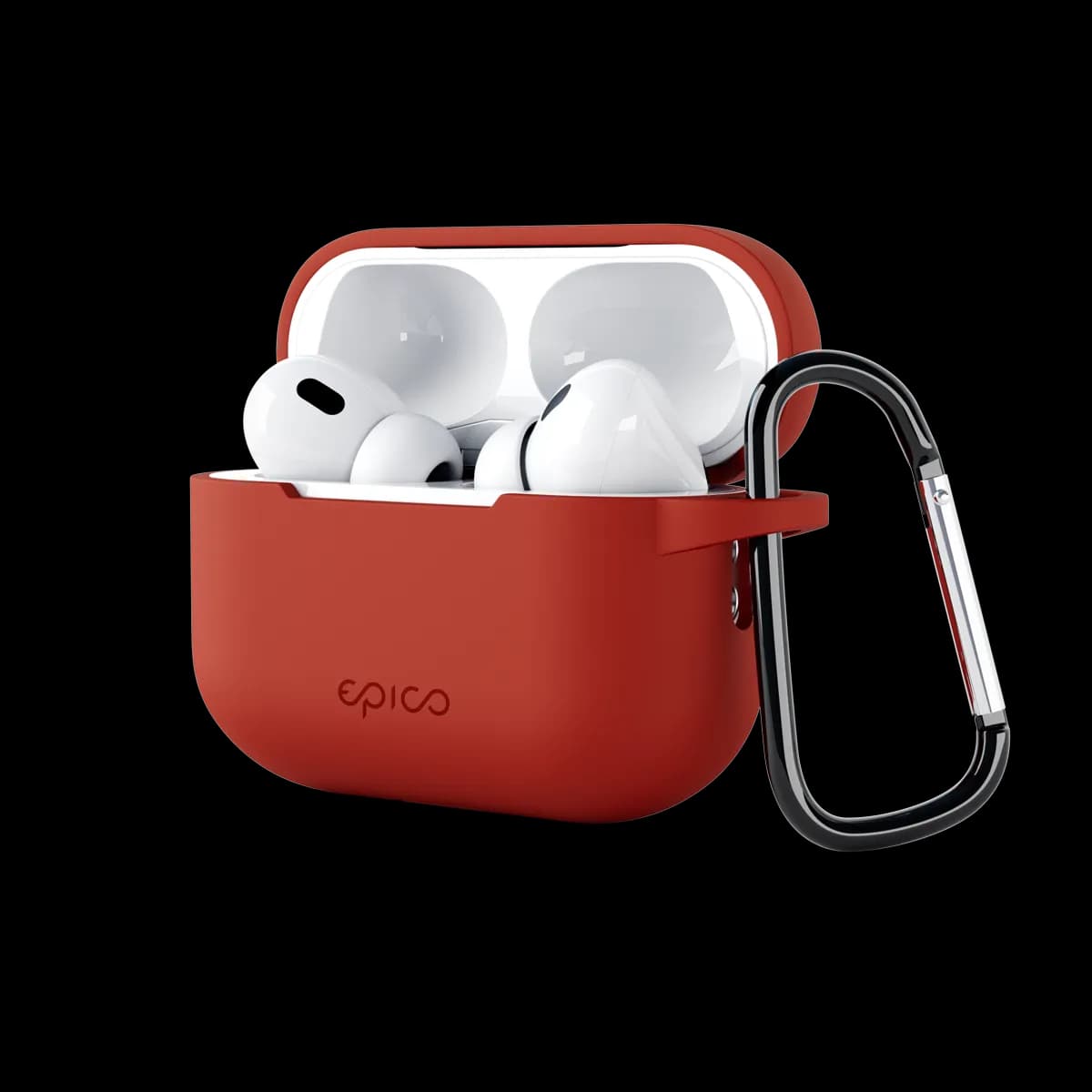 Epico Outdoor Cover, AirPods Pro (2nd Gen) -suojakuori, Punainen