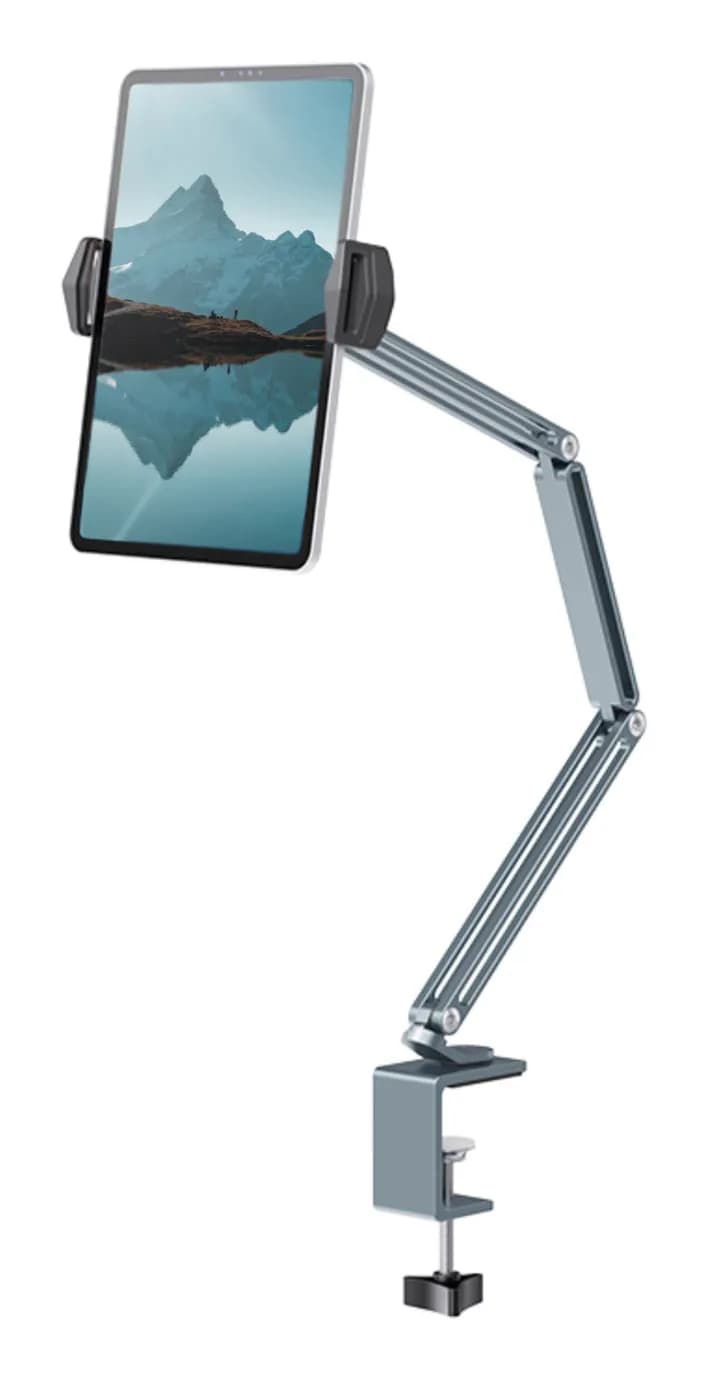 DESIRE2 Flex Arm Tablet Mount for 12.9" Silver – Desire2