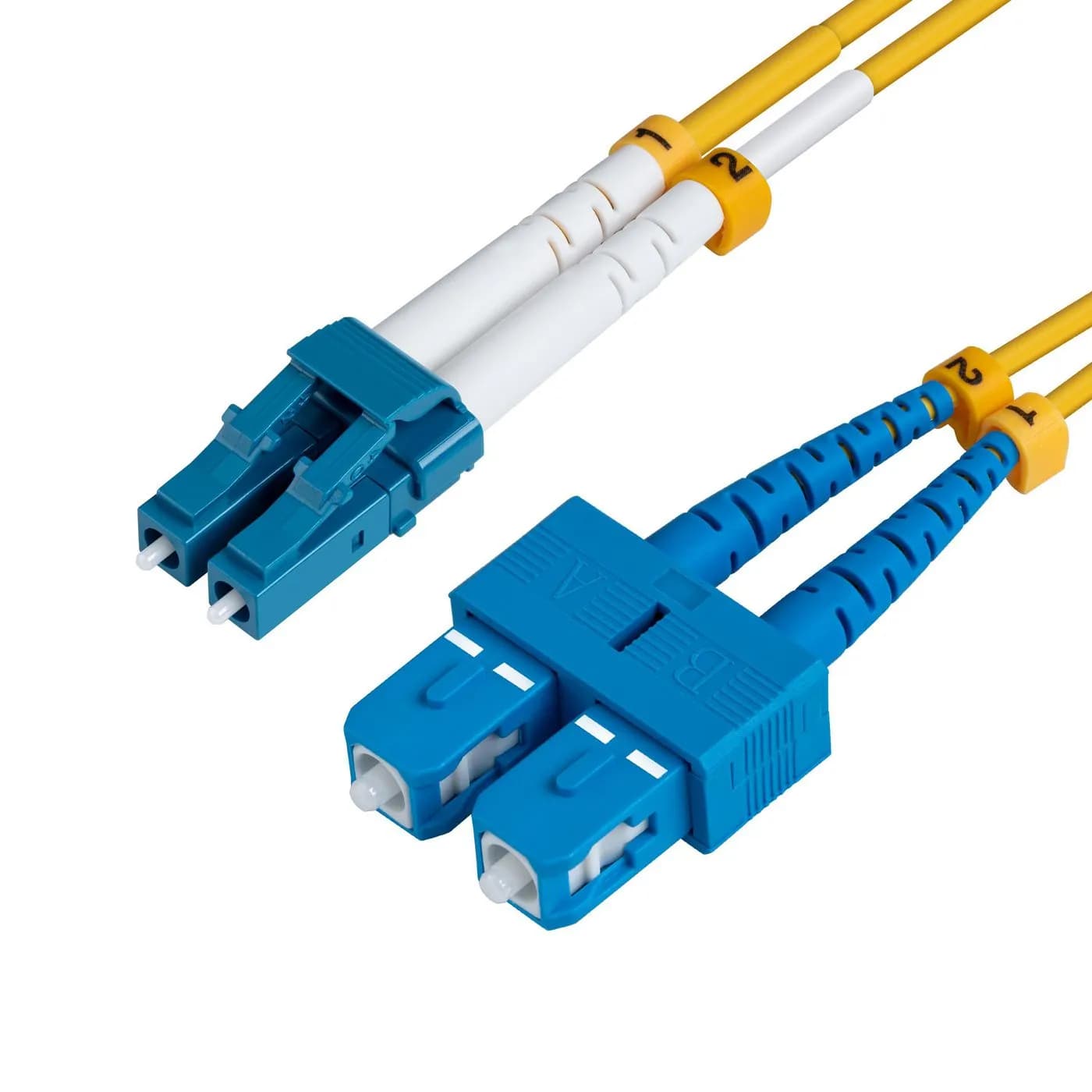MicroConnect OS2 LSZH LC-SC 20m -valokuitukaapeli, keltainen – Microconnect