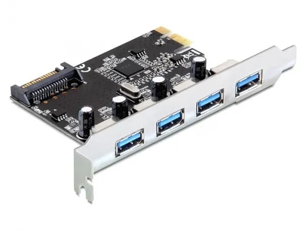 PCI Expr Card Delock 4x USB3.0 – De-Lock
